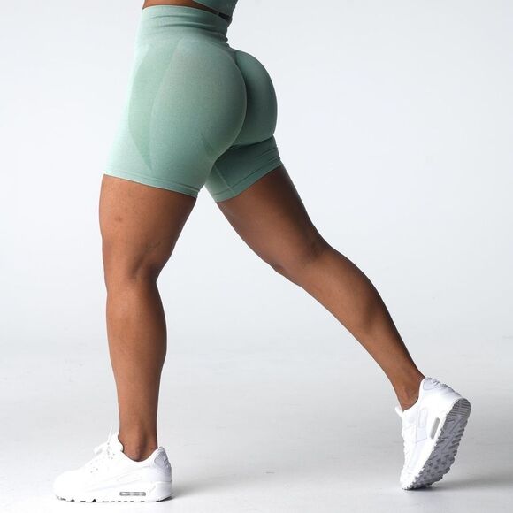 NVGTN Sage Green Contour Seamless Shorts XS - Picture 1 of 3